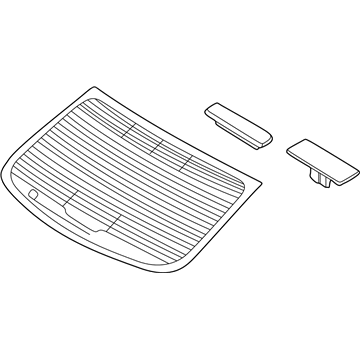 Hyundai 87110-3Y000 Glass Assembly-Rear Window