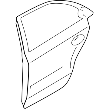 Hyundai 77004-3Q000 Panel Assembly-Rear Door,RH