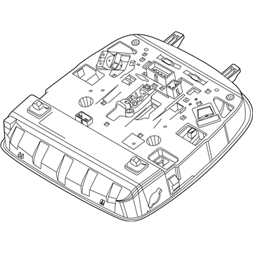 Hyundai 92810-S8160-MRS Overhead Console Lamp Assembly