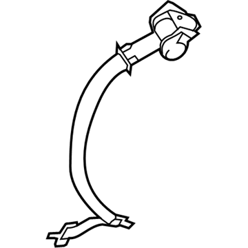 Hyundai 89850-2D650-OH 3Rd Rear Center Seat Belt Assembly
