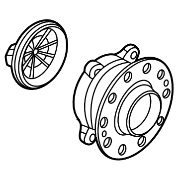 Hyundai Santa Fe Wheel Hub - 52720-P2100