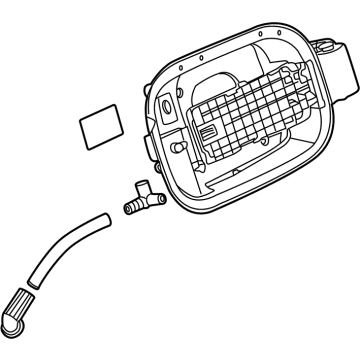Hyundai 815C0-P0000 HOUSING ASSY-CHARGE PORT DR
