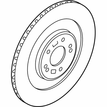 2023 Hyundai Ioniq 6 Brake Disc - 58411-GI000