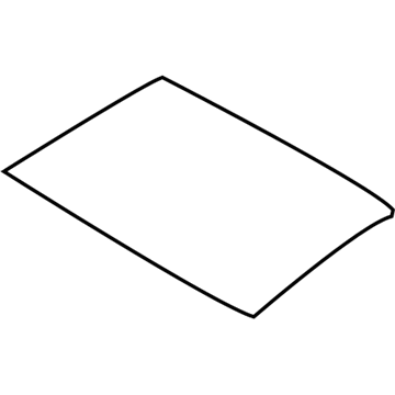 Hyundai 81632-B1000 Power Roof Moving Glass Sub Assembly