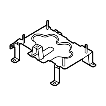 Hyundai 37554-P0000 BRACKET-POWER RELAY MOUNTING
