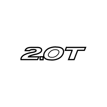 Hyundai 86312-S1020 2.0 T Emblem