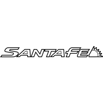 Hyundai 86310-S1000 Santafe Emblem
