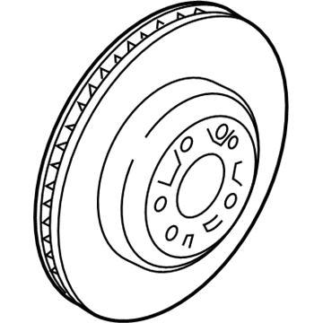 2021 Hyundai Genesis G70 Brake Disc - 58411-J5500