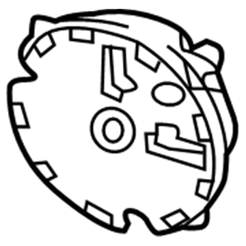 87612-C7000 Hyundai Actuator Assembly-Outside Mirror,LH Illustration 1 of 1