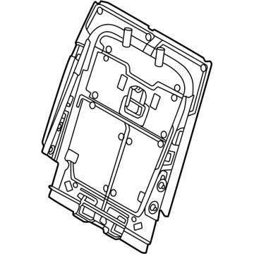 Hyundai 89410-GI000 FRAME ASSY-RR SEAT BACK,RH
