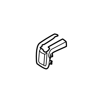 Hyundai 89566-GI000-NNB COVER-REAR SEAT MTG FR INR,LH