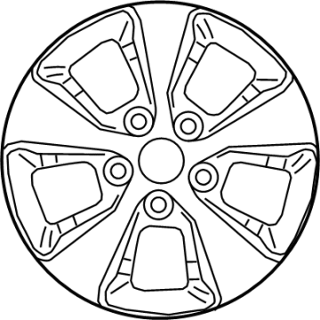 Hyundai 52910-K4000 Aluminium Wheel Assembly