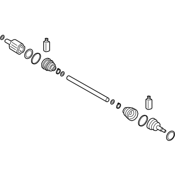 2023 Hyundai Santa Fe Axle Shaft - 49500-R5220