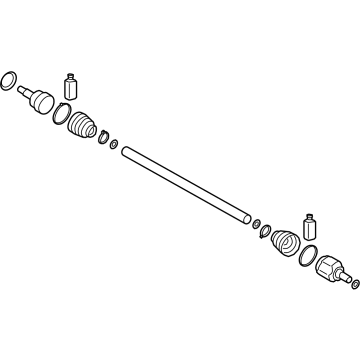 2023 Hyundai Santa Fe Axle Shaft - 49501-R5670