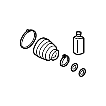 Hyundai Santa Fe CV Joint Boot - 49581-C5130