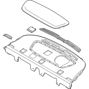 Hyundai 85610-KL100-YFE TRIM ASSY-PACKAGE TRAY FR