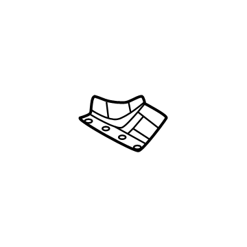 Hyundai 655R8-DS000 REINF-RR FLOOR FR CROSS SIDE,R