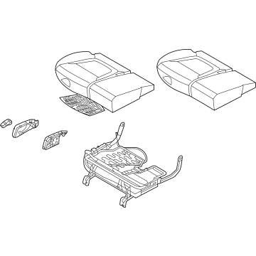 Hyundai 89200-CW010-KWF Cushion Assembly-2ND Seat,RH