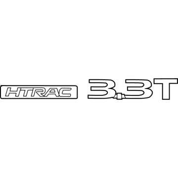 Hyundai Genesis G70 Emblem - 86313-G9000