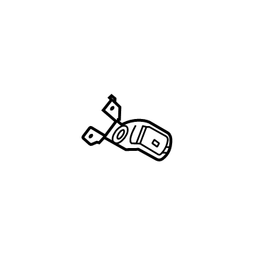 89T20-AA000 Hyundai HINGE ASSY-REAR SEAT BACK,RH Illustration 1 of 1