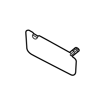 Hyundai 85220-L0020-MMH Sun Visor Assembly, Right