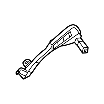 Hyundai 82658-AR000 BRACKET-FR O/S HANDLE SUPPORT