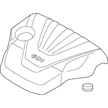 2020 Hyundai Elantra GT Engine Cover - 29240-2B120