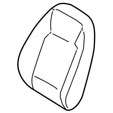 Hyundai 88450-AA010 Pad Assembly-FRT Seat Back,RH