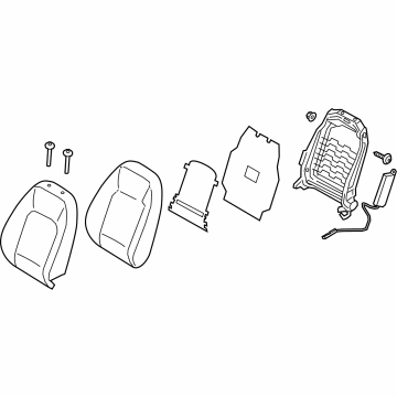 Hyundai 88A40-AA610-CJS Back Assembly-FR Seat,RH