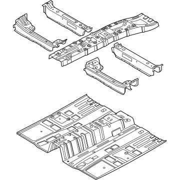 Hyundai Sonata Hybrid Floor Pan - 65100-L5000