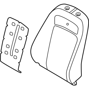 Hyundai 88450-KL120 PAD ASSY-FRT SEAT BACK,RH