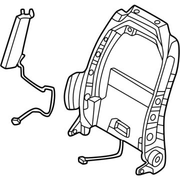 Hyundai 88410-KL350 FRAME ASSY-FR SEAT BACK RH