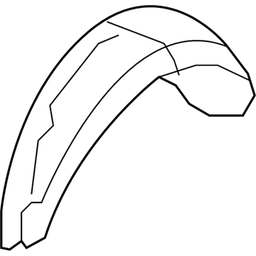 Hyundai Santa Fe Wheelhouse - 86840-2B000