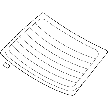 Hyundai 87110-3L020 Glass Assembly-Rear Window
