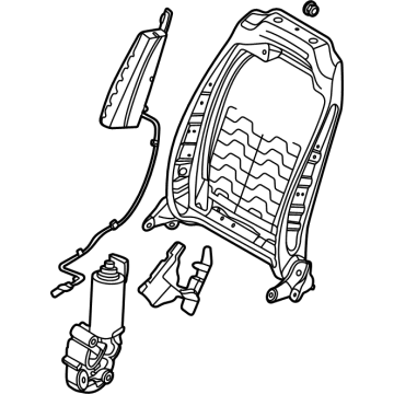 Hyundai 88410-L1310 Frame Assembly-FR Seat Back RH