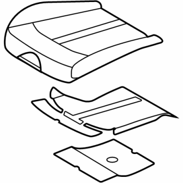 2021 Hyundai Sonata Hybrid Seat Cushion - 88100-L1720-VSA
