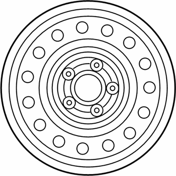 2018 Hyundai Santa Fe Spare Wheel - 52910-2B920