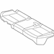Hyundai 89160-D3000-T8G Rear Seat Cushion Covering Assembly
