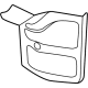 Hyundai 655S8-K5000 EXTN-PARTITION LWR RR,LH