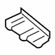 Hyundai 87254-A5000 Piece-Roof Garnish End Rear,LH