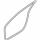 Hyundai 82110-3N000-HZ Weatherstrip-Front Door Body Side LH