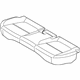 Hyundai 89160-K2000-XDA Rear Seat Cushion Covering Assembly