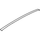 Hyundai 81676-L1000 Side Molding-PANORAMAROOF,RH