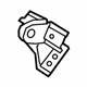 Hyundai 89720-3X000 Hinge Assembly-Rear Seat Back,Cent