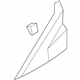 Hyundai 86180-J0000 Garnish Assembly-Delta LH