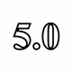 Hyundai 86314-B1200 5.0 Emblem