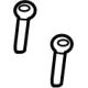 Hyundai 88371-D2010-NNB Guide Assembly-HEADREST With Lever