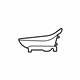 Hyundai 86543-K2000 Air Duct-FR Bumper,LH