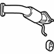 Hyundai 28610-4R000 Front Muffler Assembly