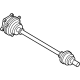 Hyundai 49801-GI000 SHAFT ASSY-RR DRIVE AXLE,RH